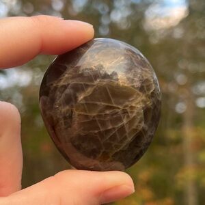 Rainbow Moonstone Palm Stone